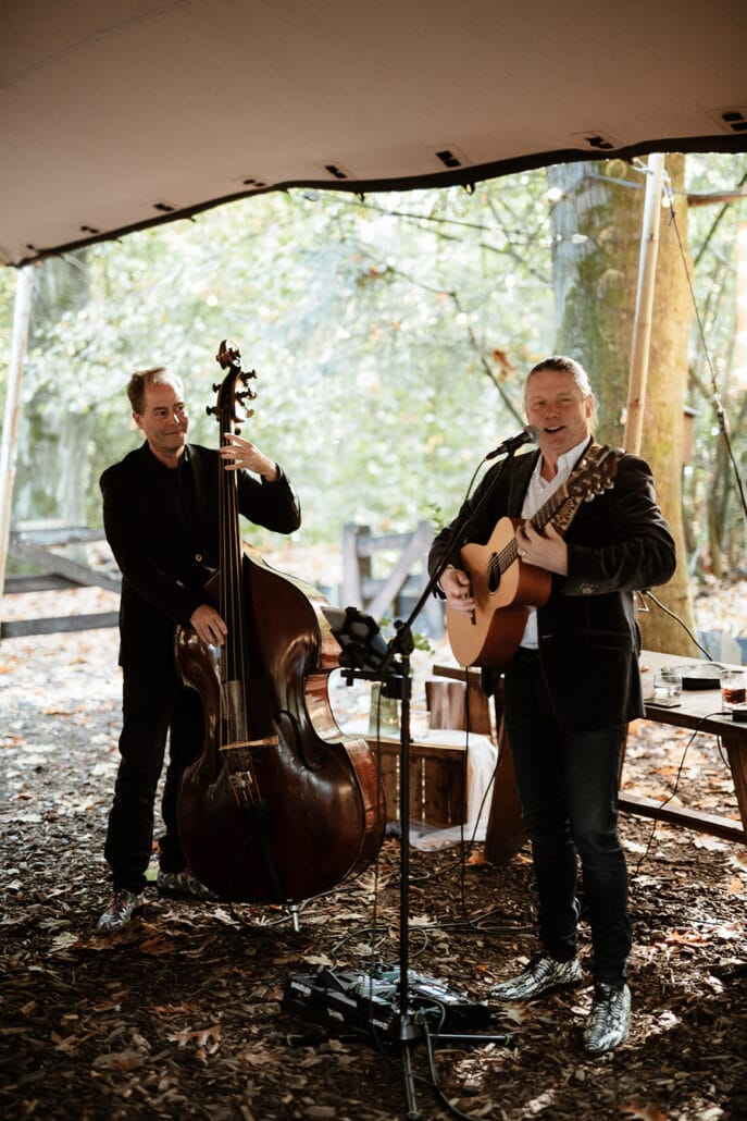 Akoestische live muziek duo op bruiloft